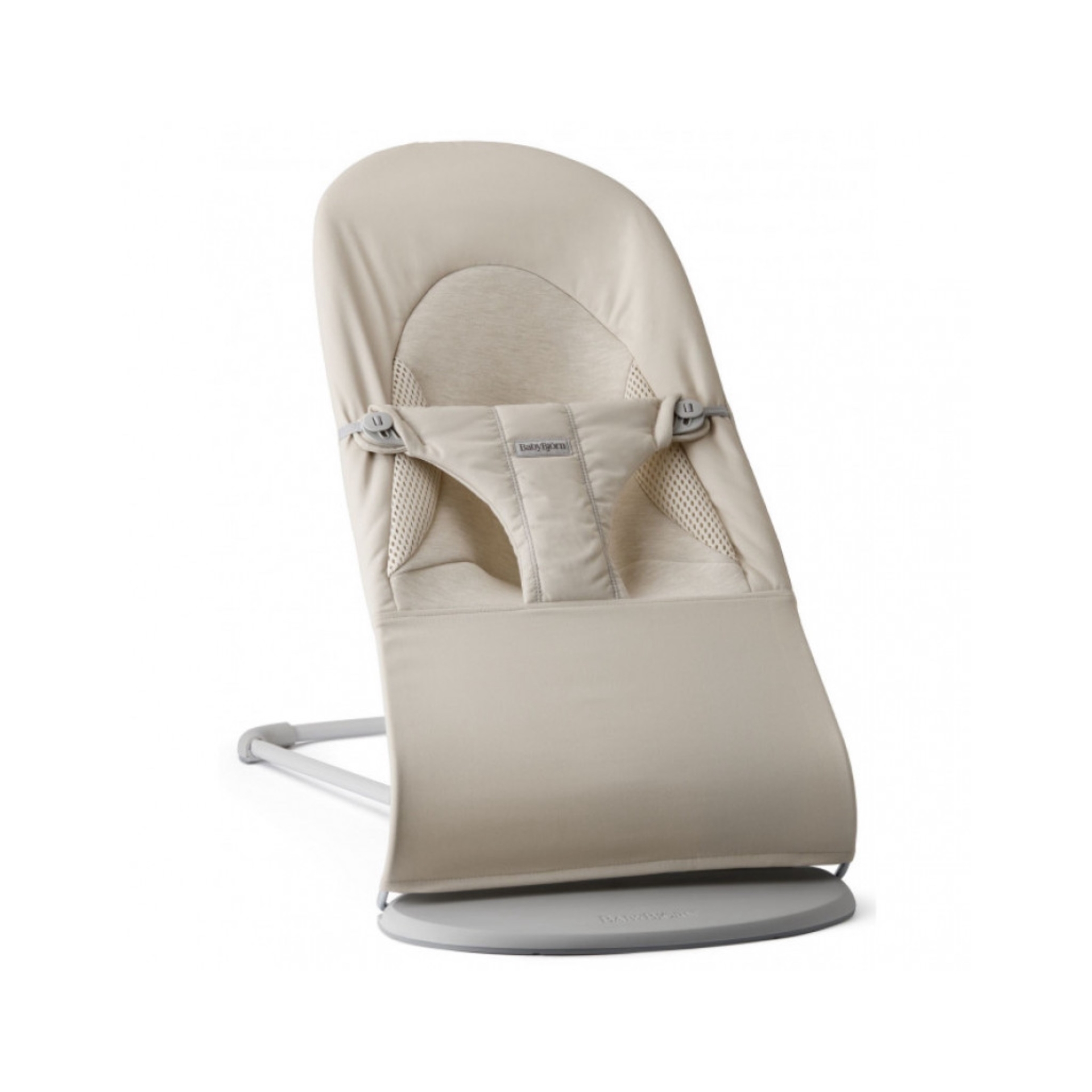 Шезлонг BabyBjorn BALANCE SOFT Woven/Jersey Tri Fabric Light Beige Шезлонг BabyBjorn BALANCE SOFT Woven/Jersey Tri Fabric Light Beige