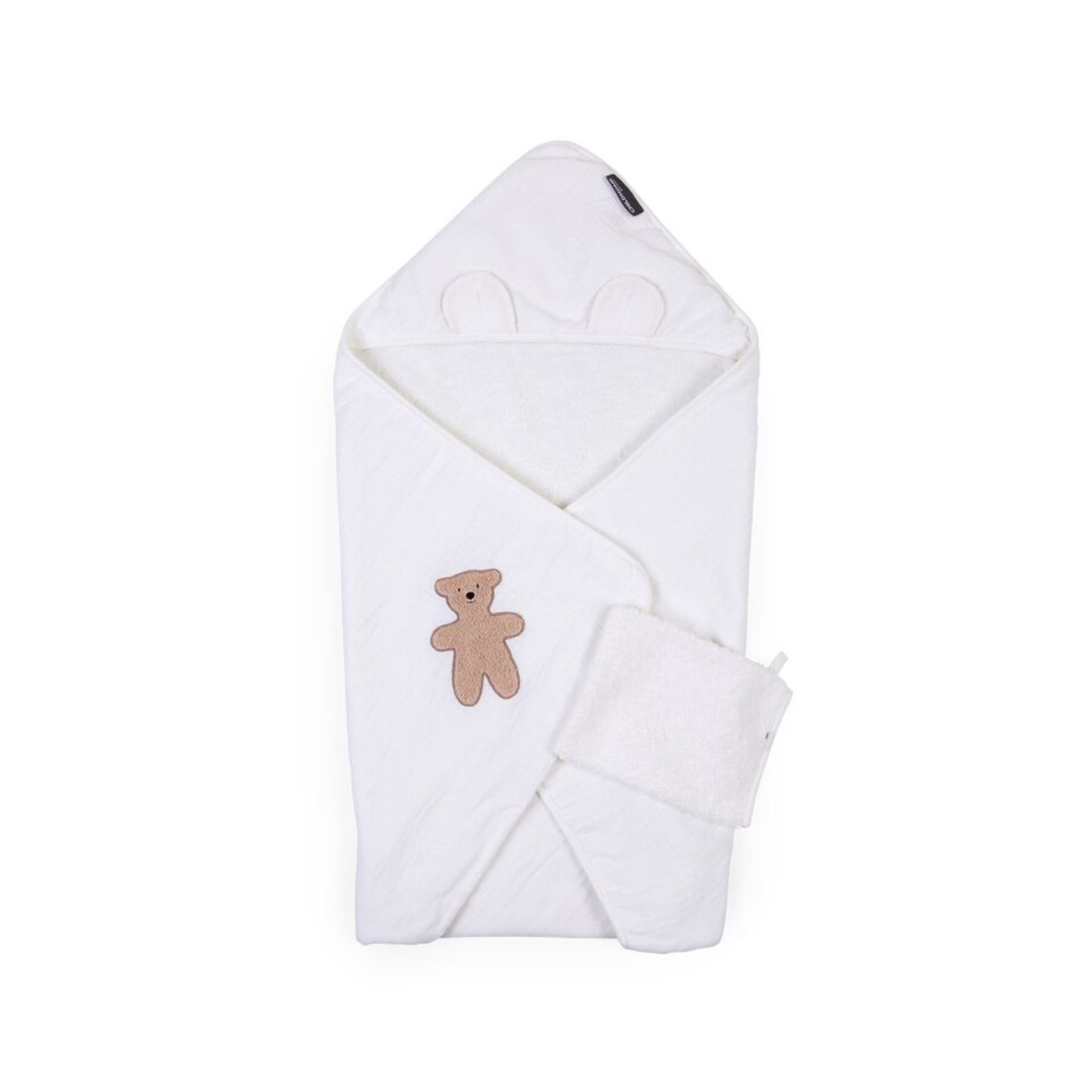 Рушник з капюшоном Childhome 80x80 см terry teddy Рушник з капюшоном Childhome 80x80 см terry teddy