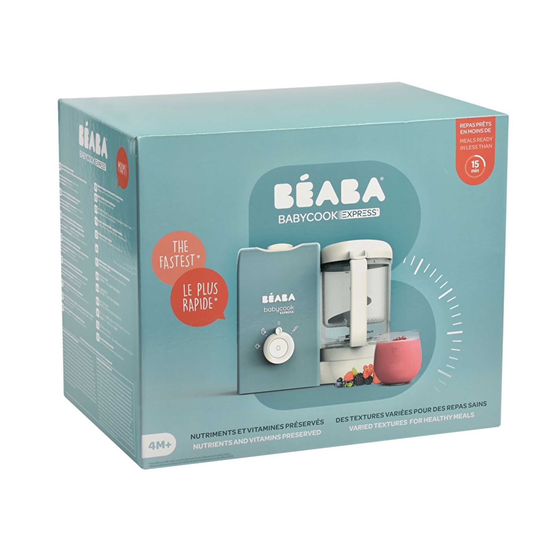 Пароварка-блендер Beaba Babycook Express Блакитний