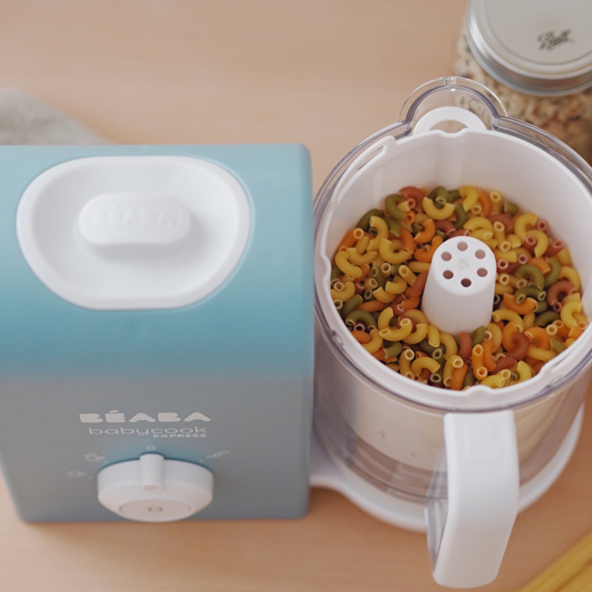 Пароварка-блендер Beaba Babycook Express Блакитний