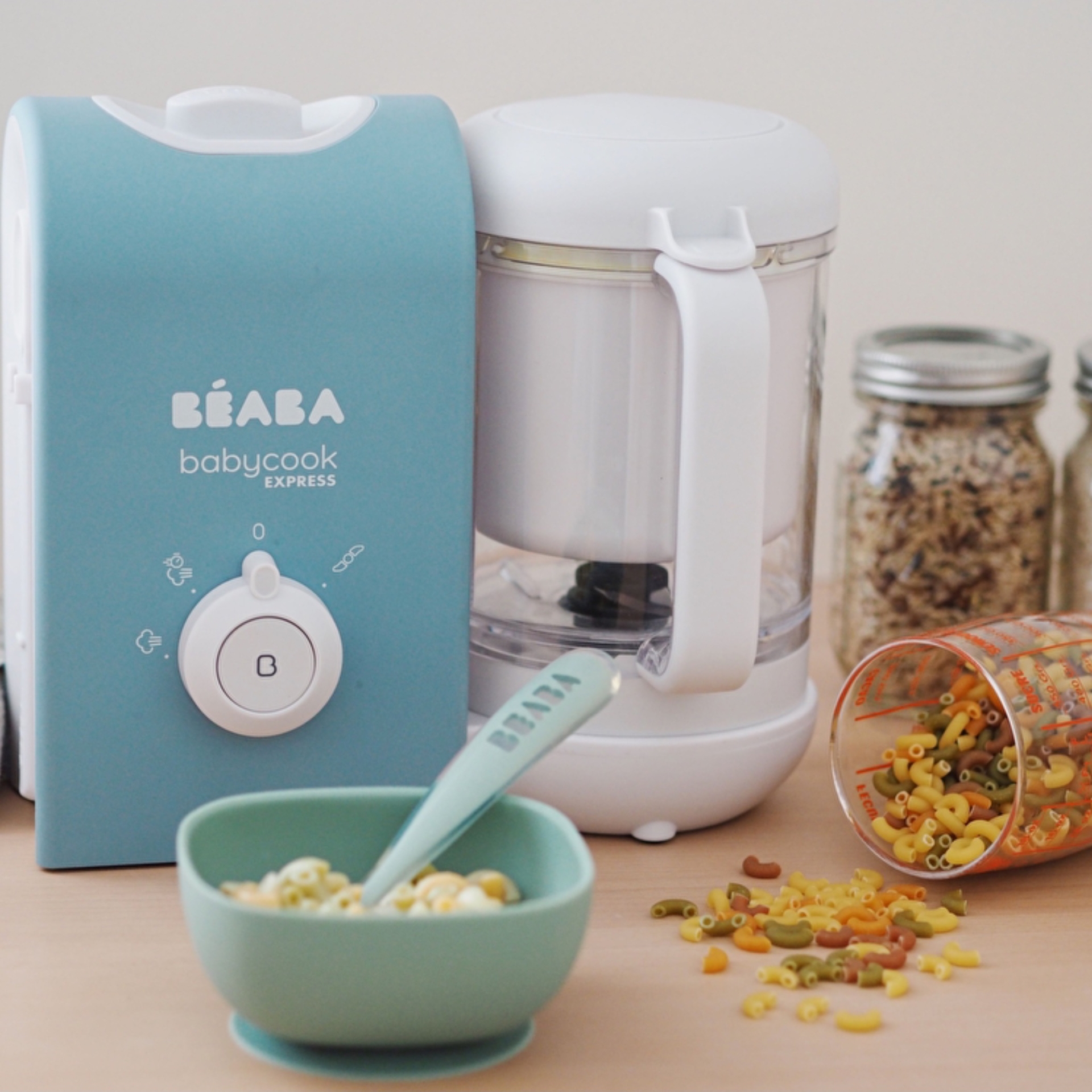 Пароварка-блендер Beaba Babycook Express Блакитний