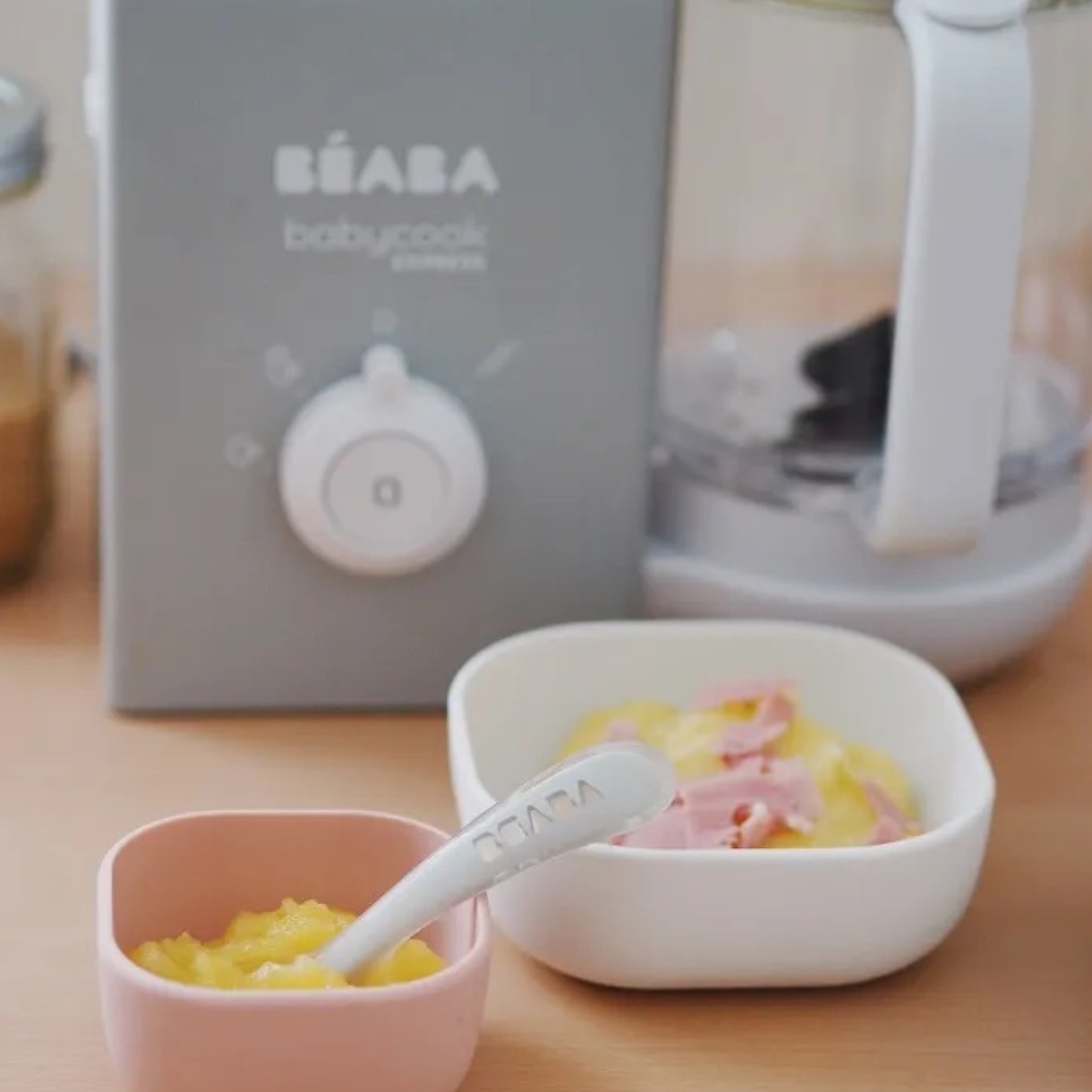 Пароварка-блендер Beaba Babycook Express Блакитний