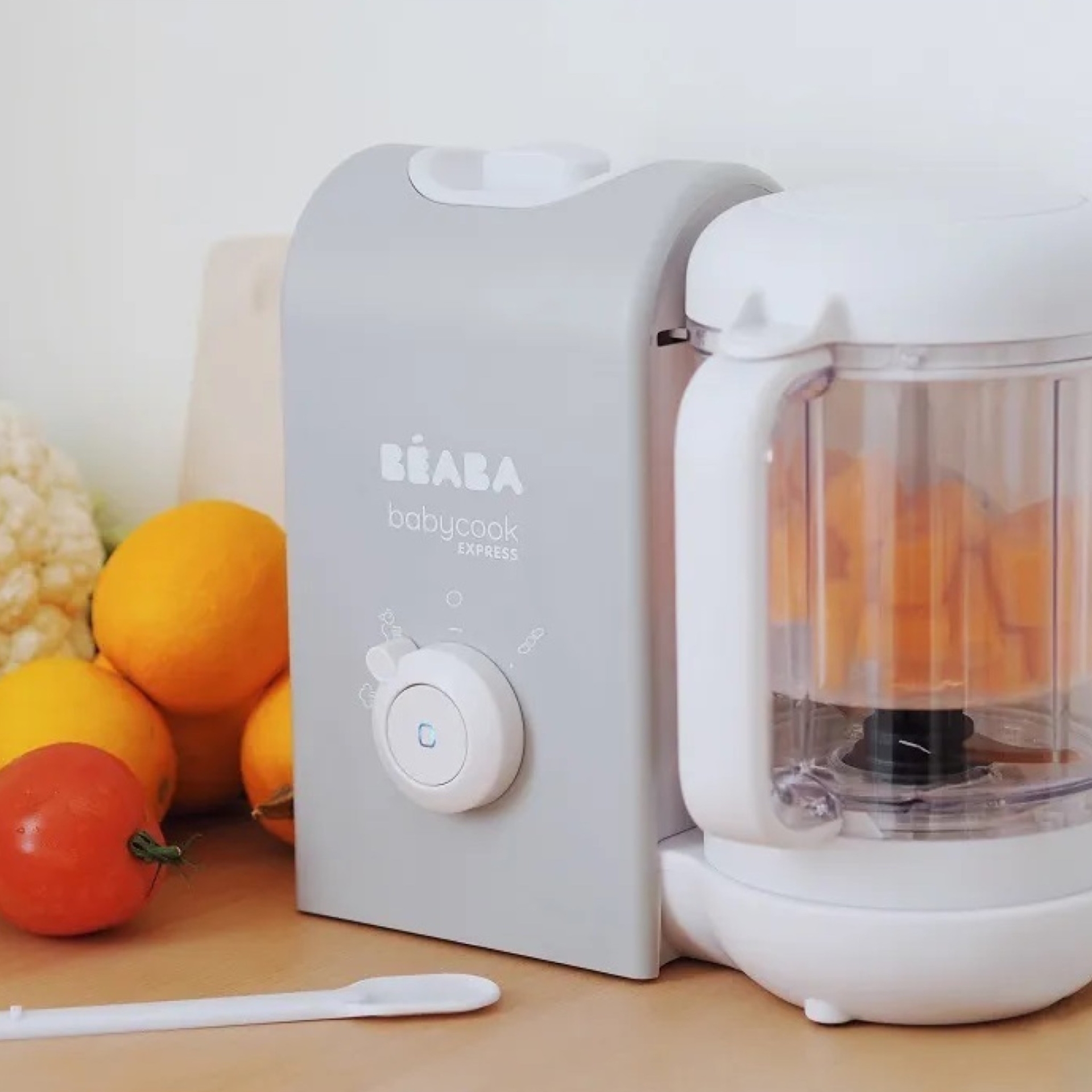Пароварка-блендер Beaba Babycook Express Cірий