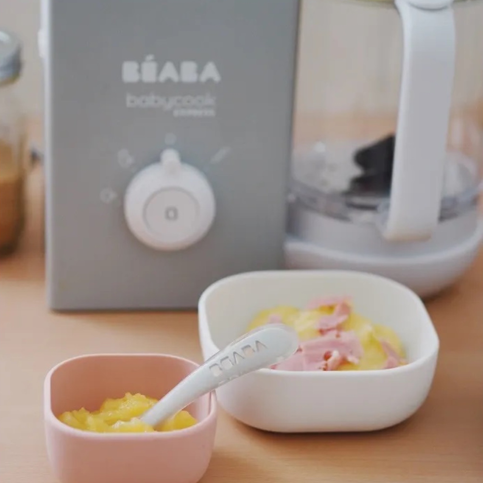 Пароварка-блендер Beaba Babycook Express Cірий