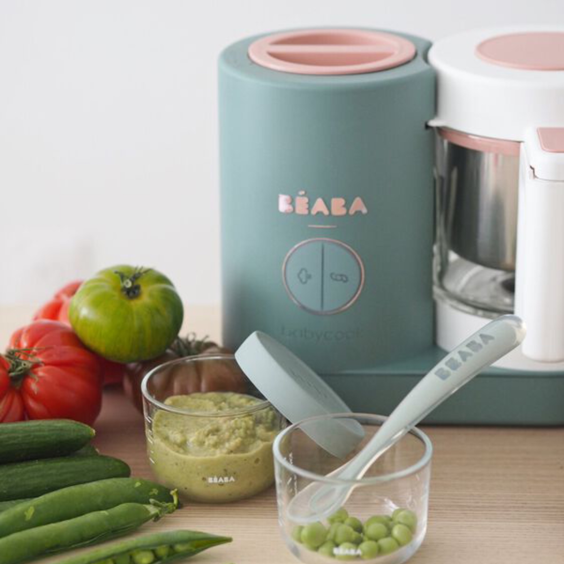 Пароварка-блендер Beaba Babycook Neo Евкаліпт