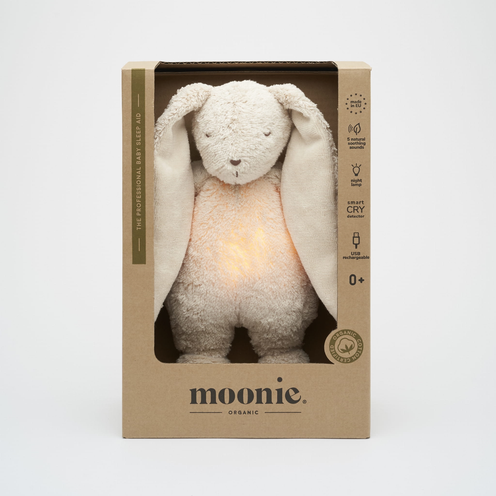 Співаючий Зайчик MOONIE ORGANIC Sand