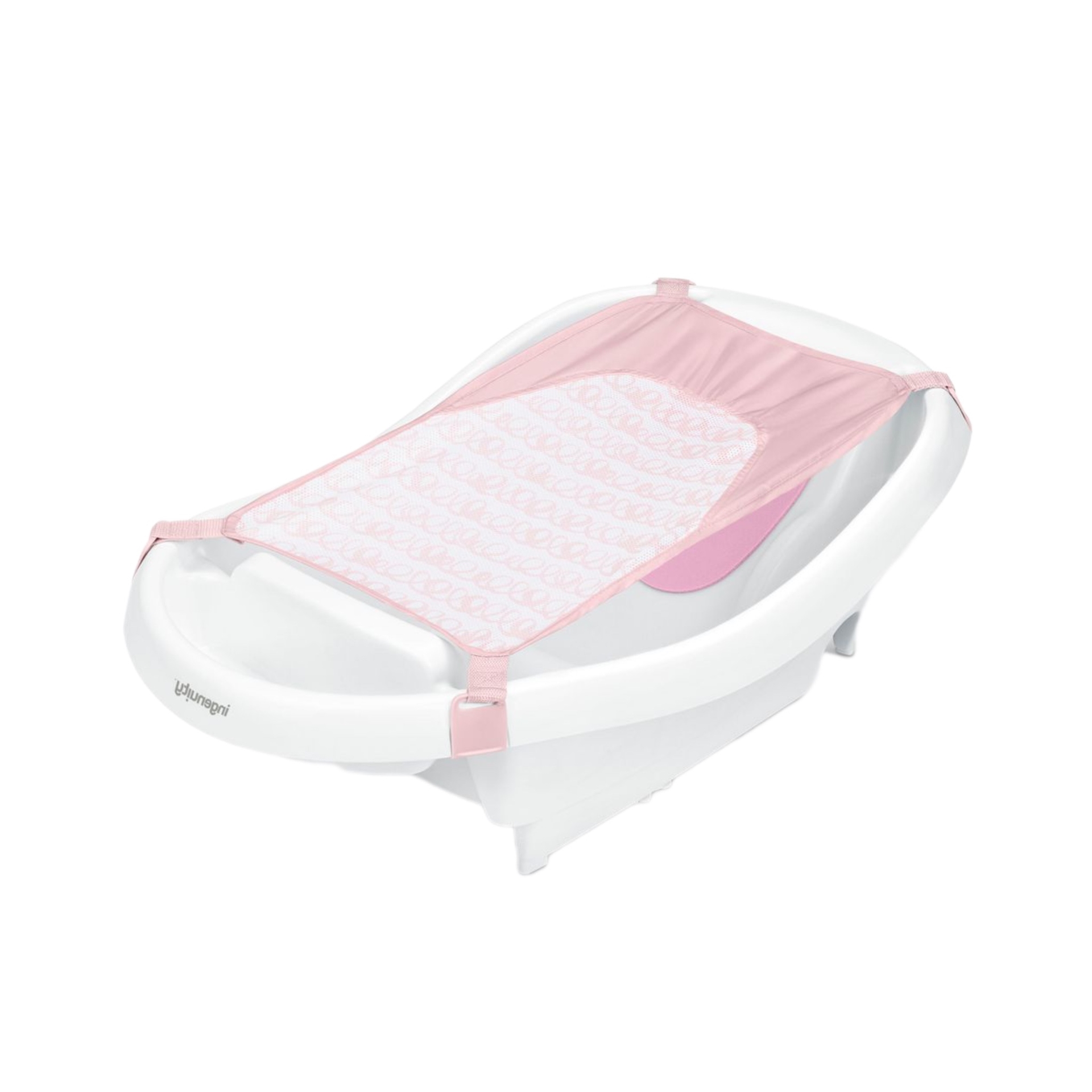Ванночка 3 в 1 Ingenuity Comfy Clean білий+рожевий Ванночка 3 в 1 Ingenuity Comfy Clean білий+рожевий