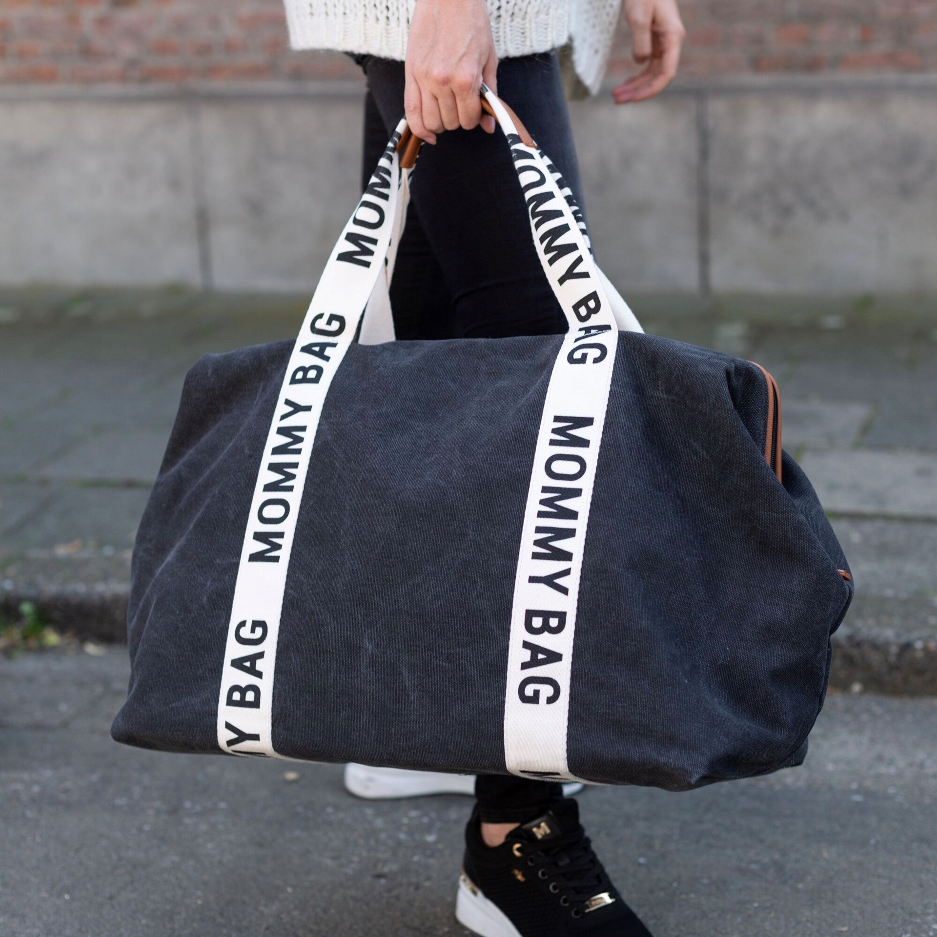 Сумка Childhome Mommy bag Signature - canvas black