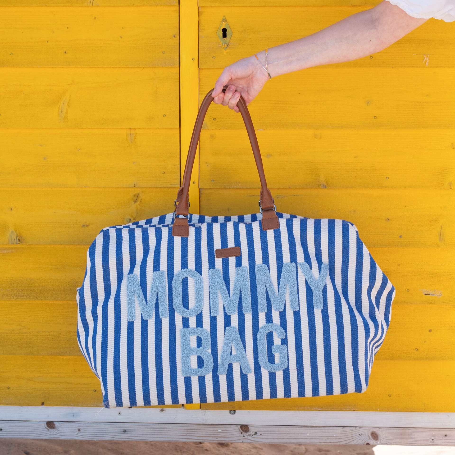 Сумка Childhome Mommy bag stripes electric blue
