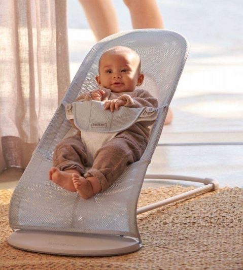 Шезлонг BabyBjorn Balance SOFT MESH Grey