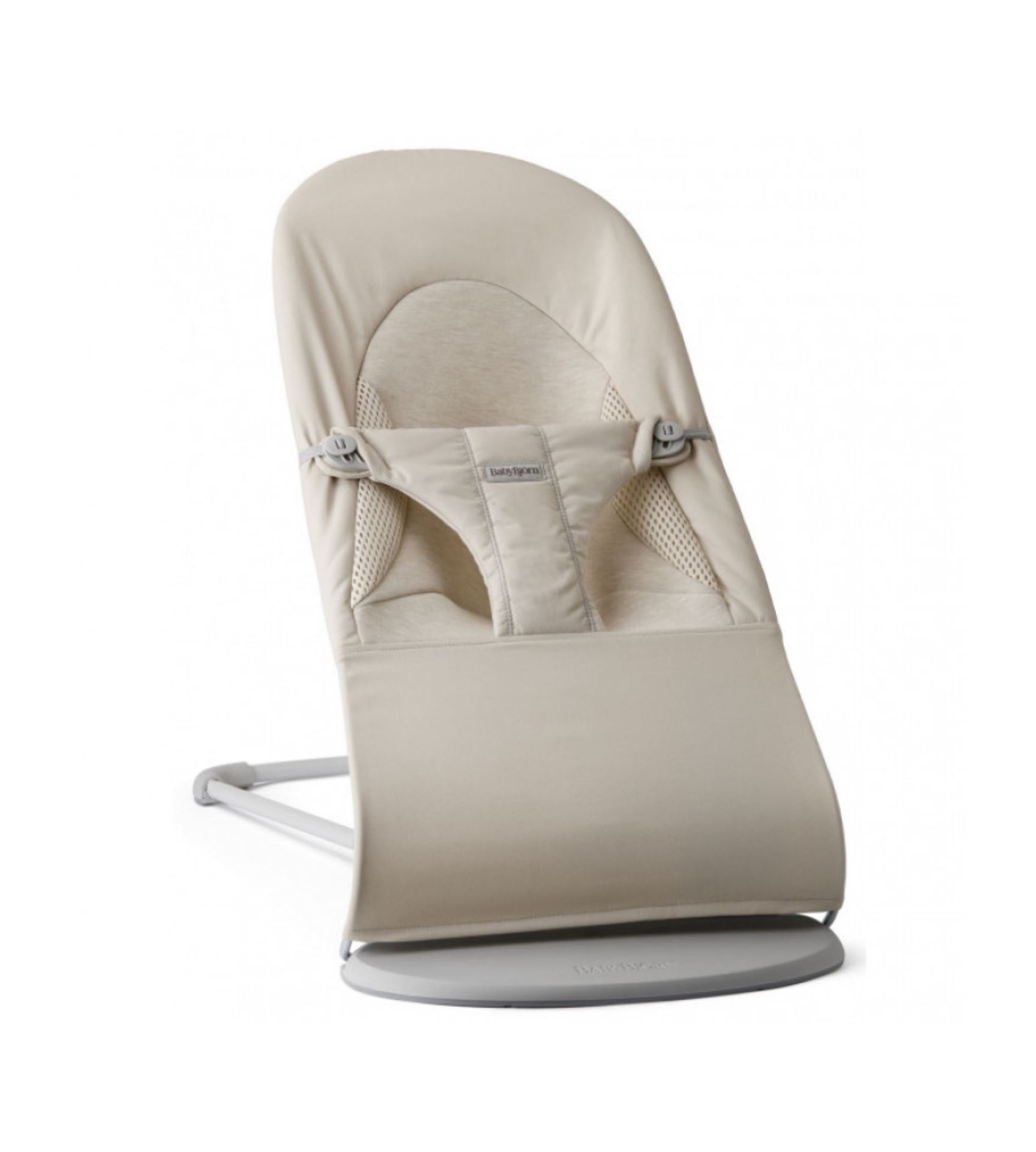 Шезлонг BabyBjorn BALANCE SOFT Woven/Jersey Tri Fabric Light Beige