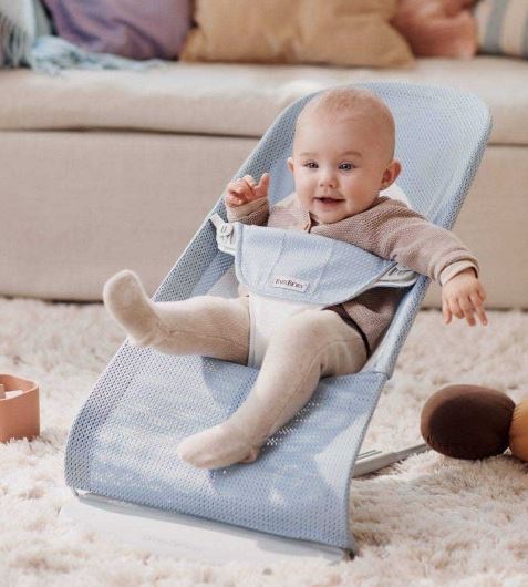 Шезлонг BabyBjorn Balance SOFT MESH Blue