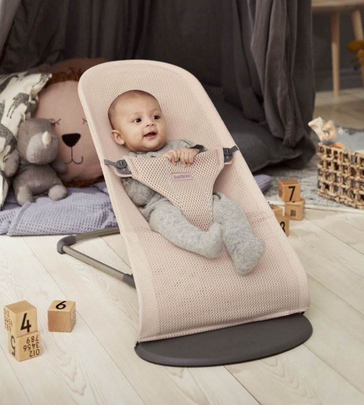 Шезлонг BabyBjorn Bouncer BLISS Mesh Pearl Pink