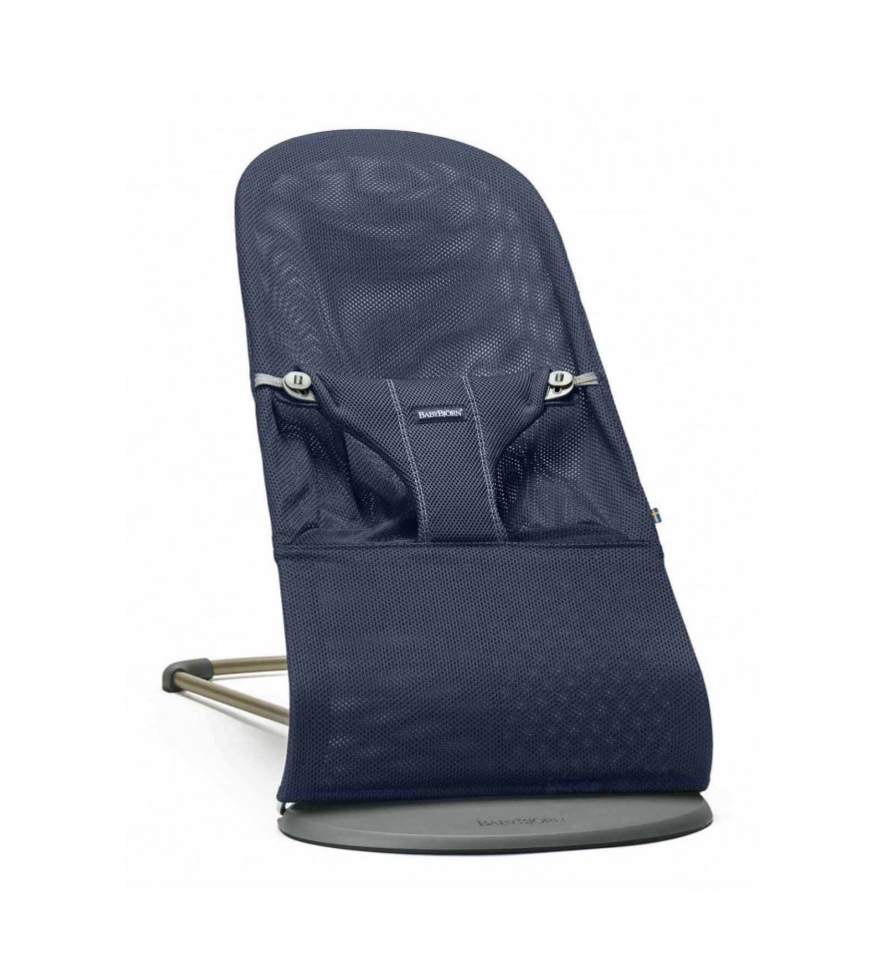 Шезлонг BabyBjorn Bouncer BLISS Mesh Navy Blue