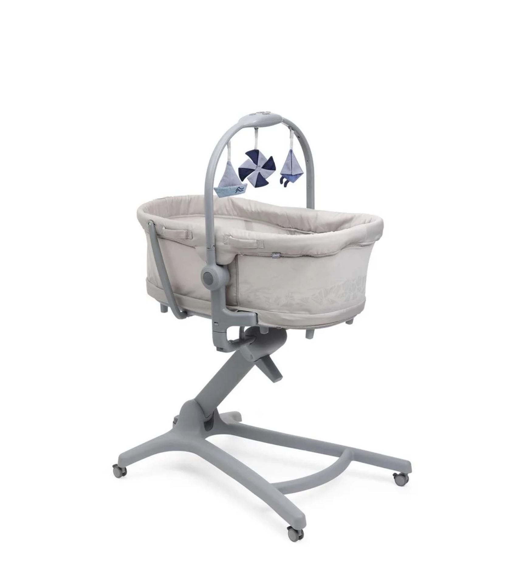 Ліжечко-стільчик 5 в 1 Chicco Baby Hug Pro бежевий