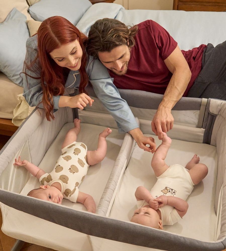 Дитяче ліжко Chicco Next2Me Twins