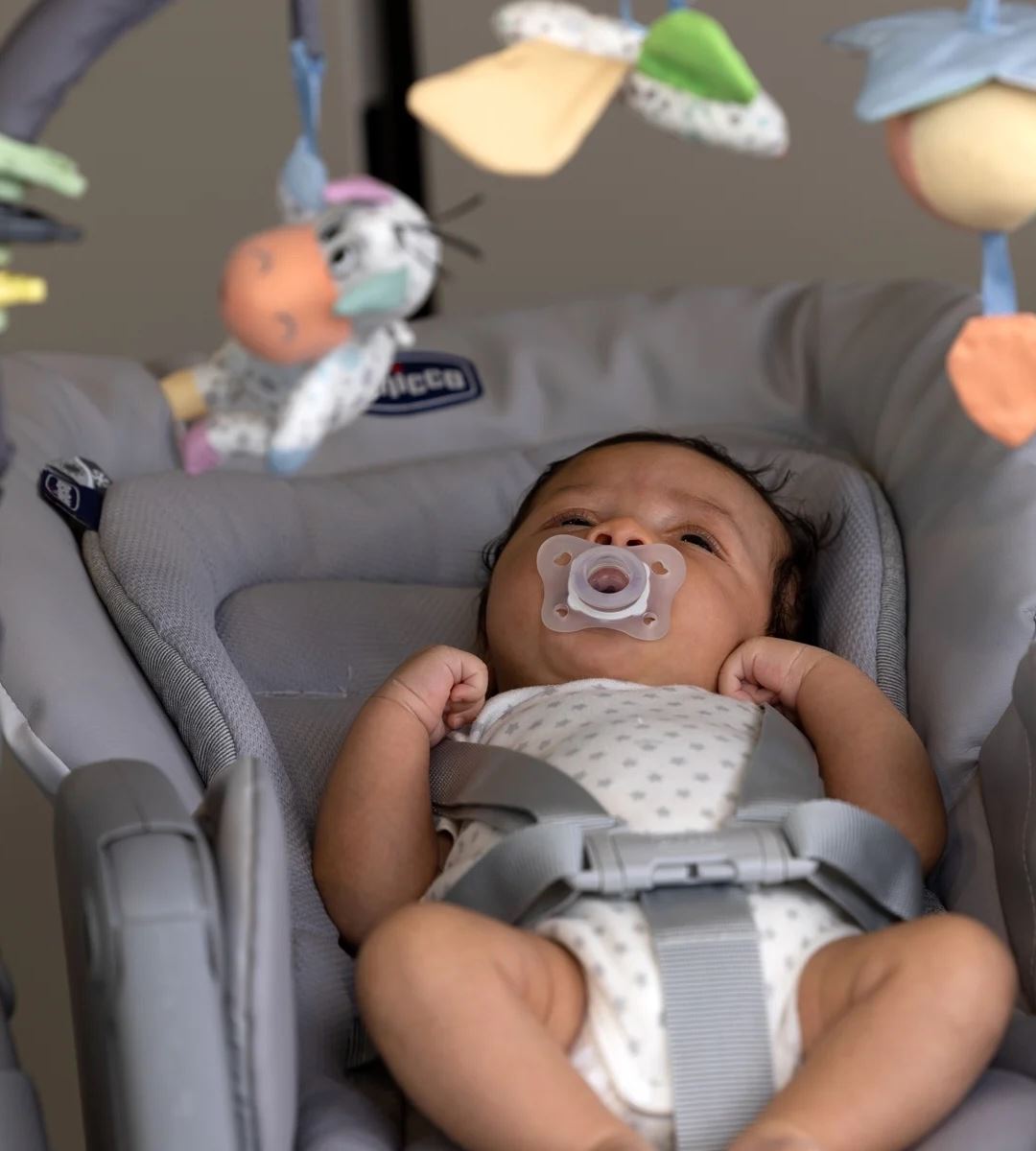 Стільчик для годування Chicco Polly Magic Relax New сірий+гірчичний