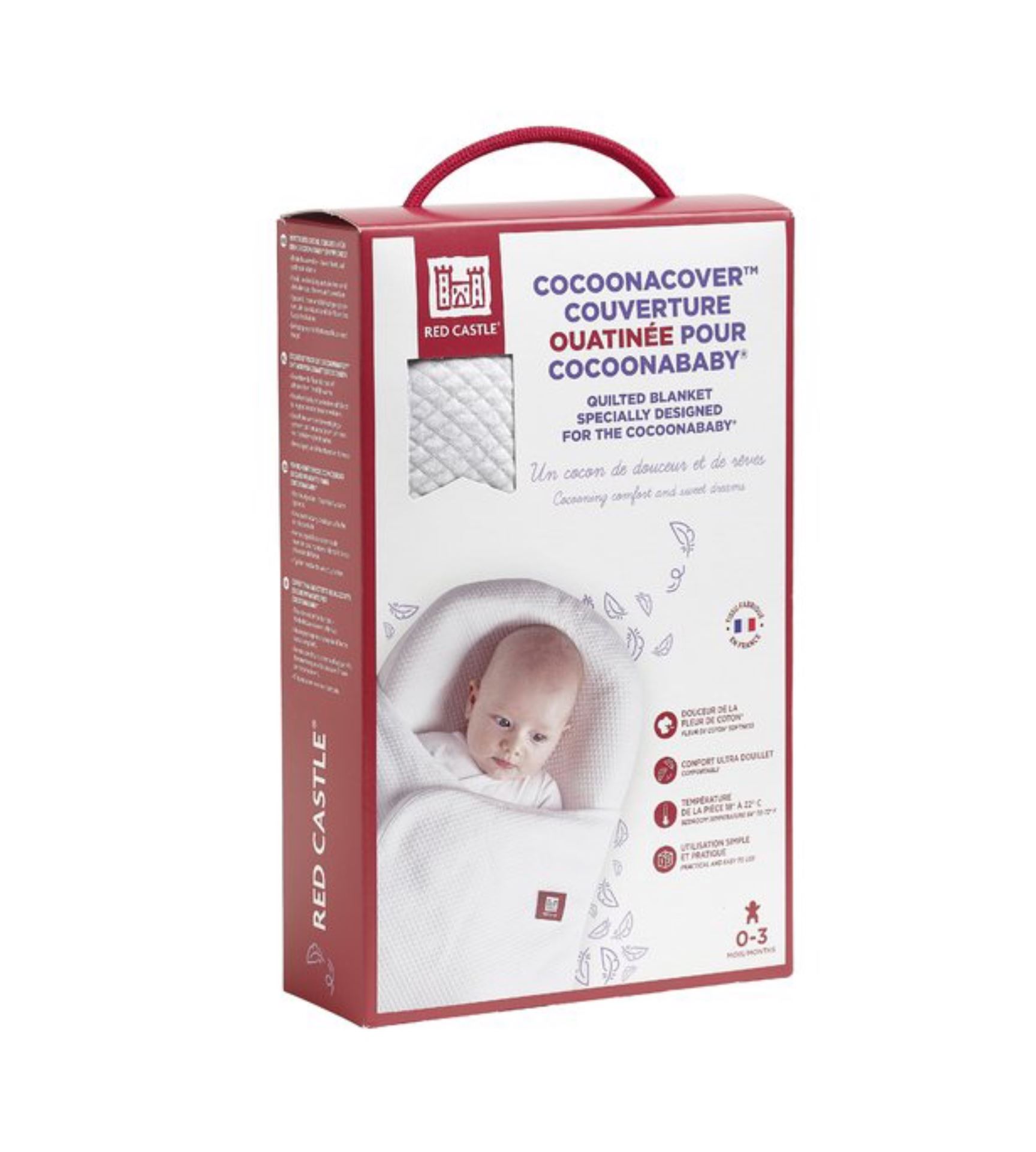 Ковдра Red Castle Cocoonacover на Cocoonababy утеплена, білий