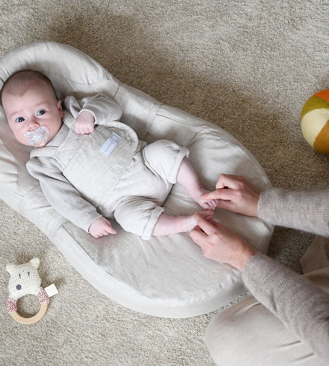 Дитячий ергономічний матрац Red Castle Cocoonababy лляний