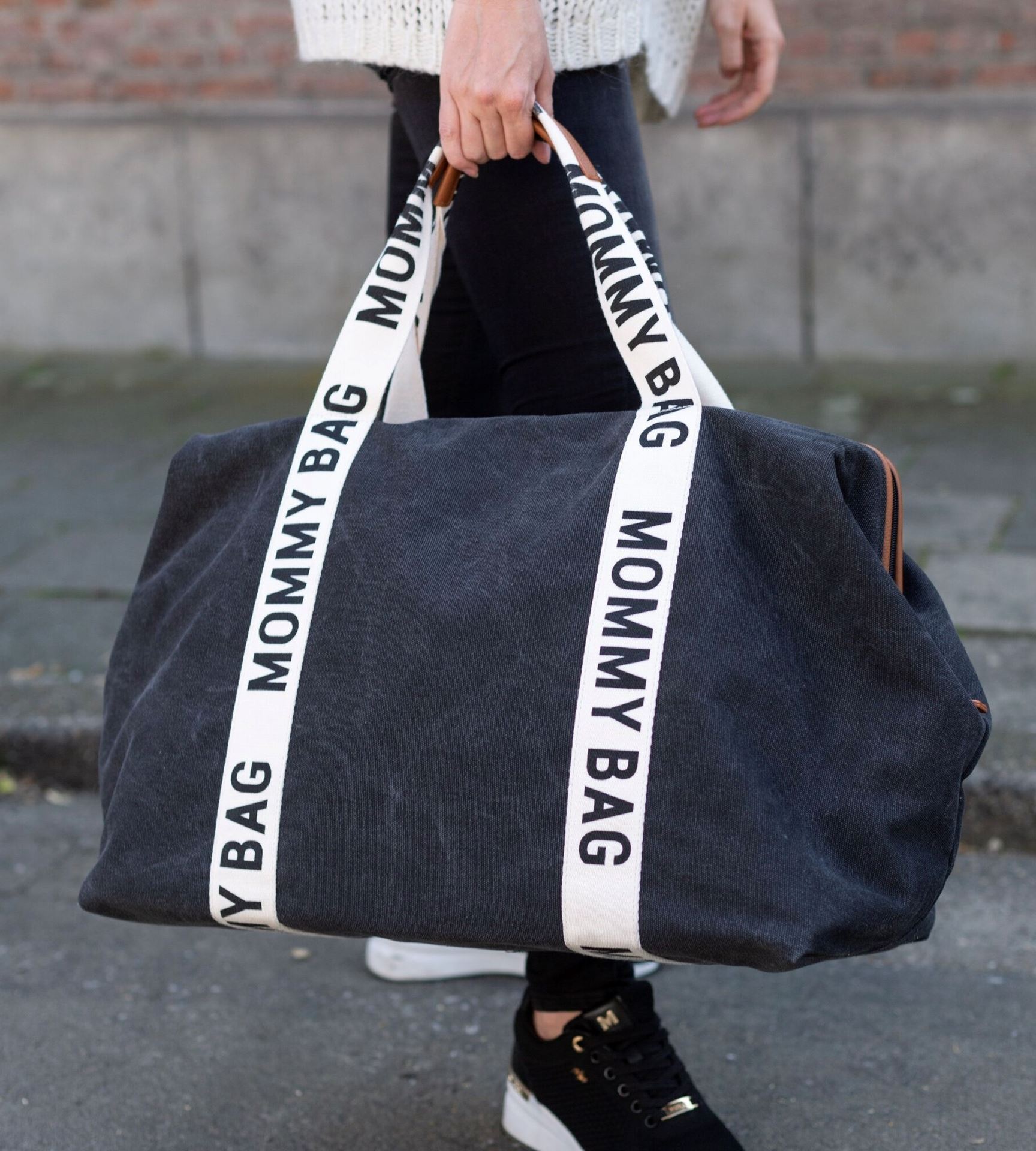 Сумка Childhome Mommy bag Signature - canvas black