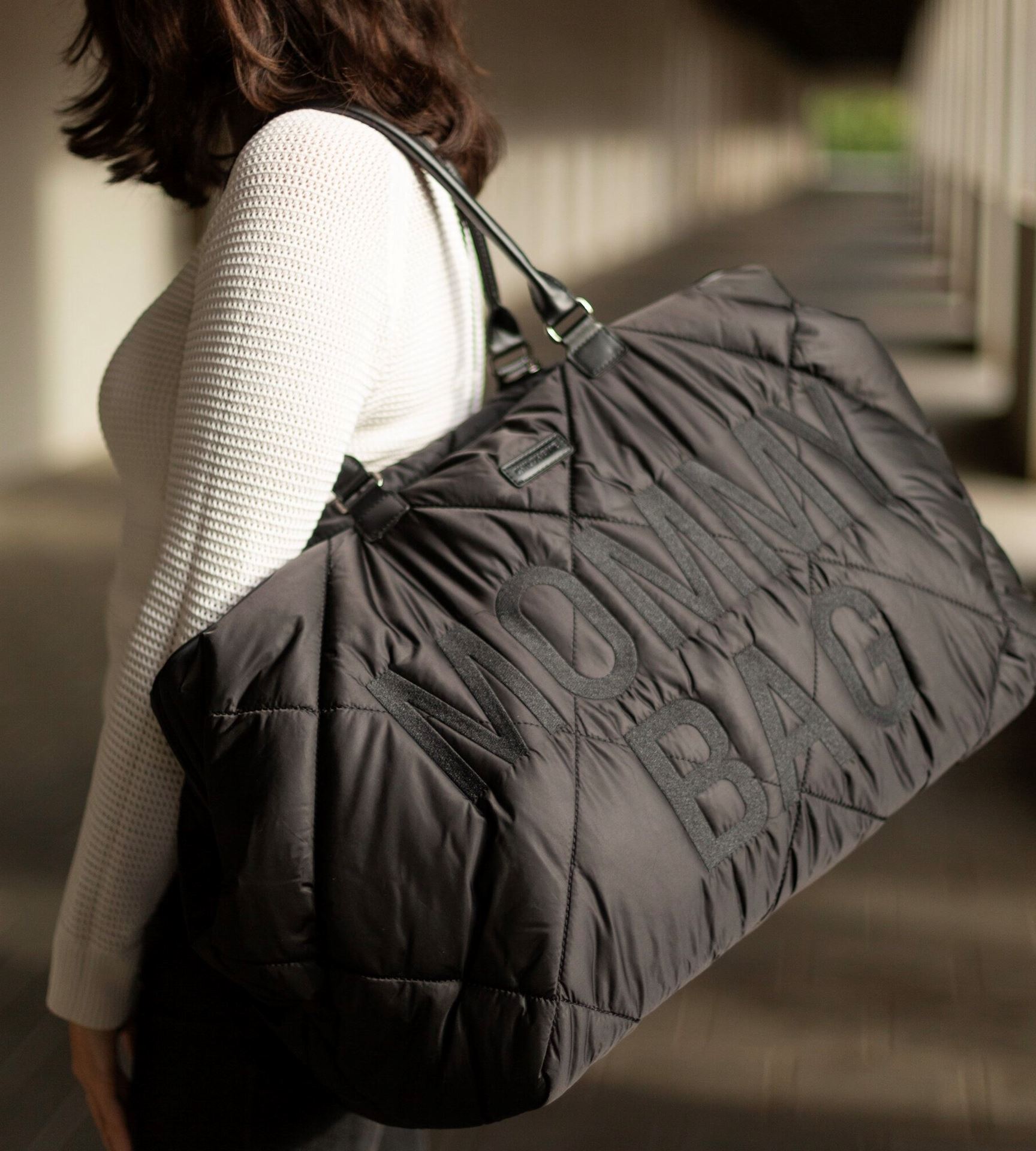 Сумка Childhome Mommy bag puffered black