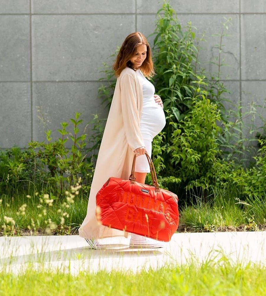 Сумка Childhome Mommy bag puffered red