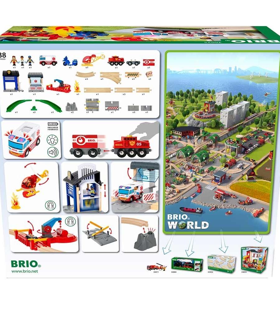 Дитяча залізниця BRIO Рятувальна команда