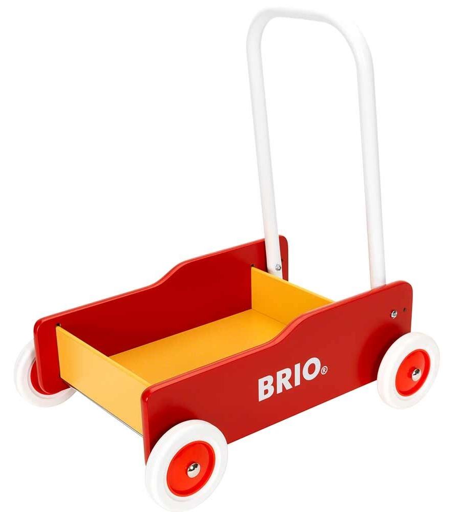 Каталка для малюків BRIO червона з жовтим