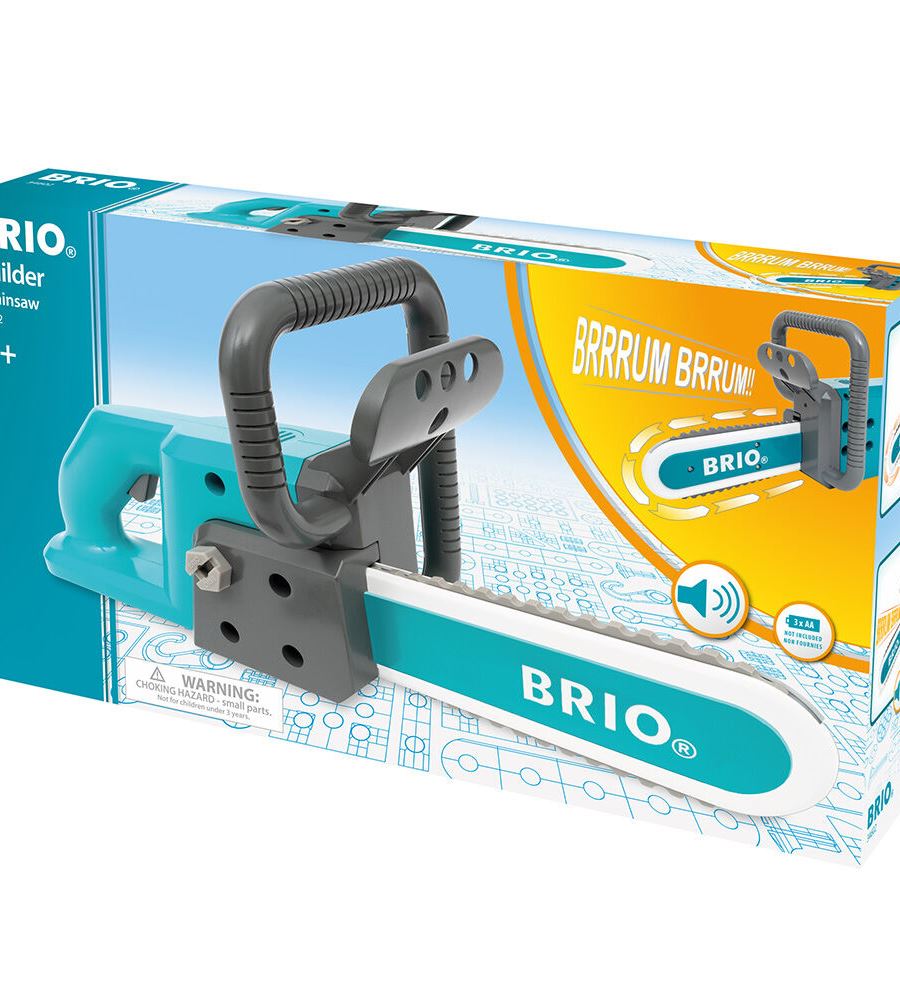Дитяча бензопила на батарейках BRIO Builder