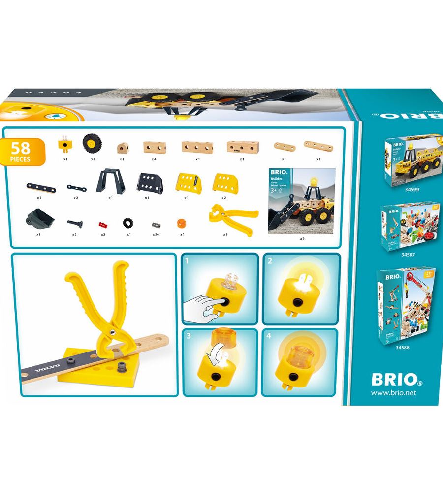 Конструктор BRIO Builder Навантажувач Volvo