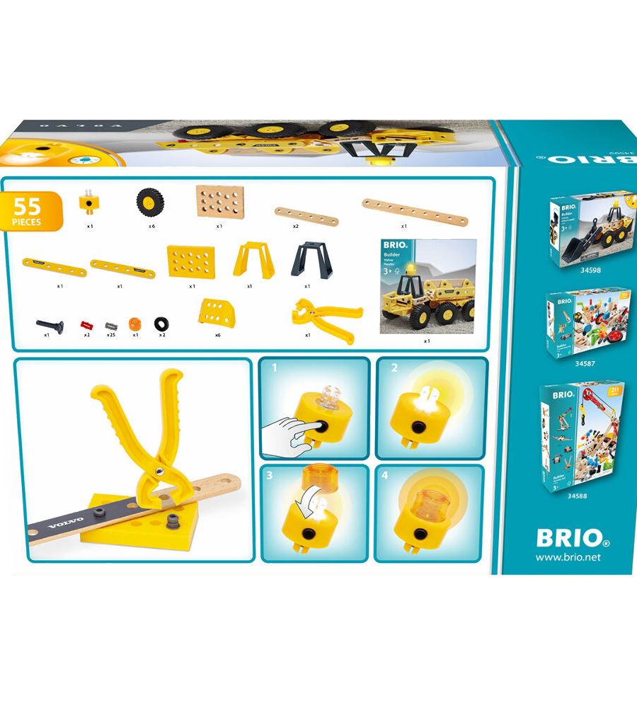 Конструктор BRIO Builder Тягач Volvo