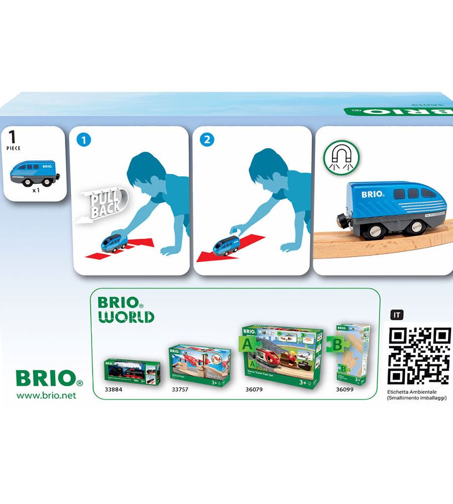 Інерційний поїзд для залізниці BRIO