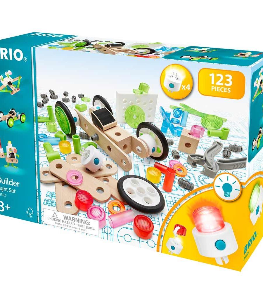 Конструктор BRIO Builder зі світлом 123 ел.