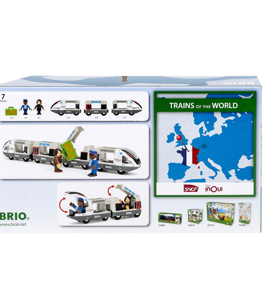 Поїзд для залізниці BRIO TGV