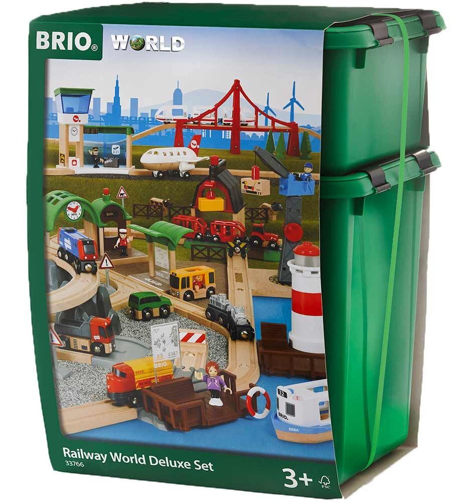Дитяча залізниця BRIO World Deluxe