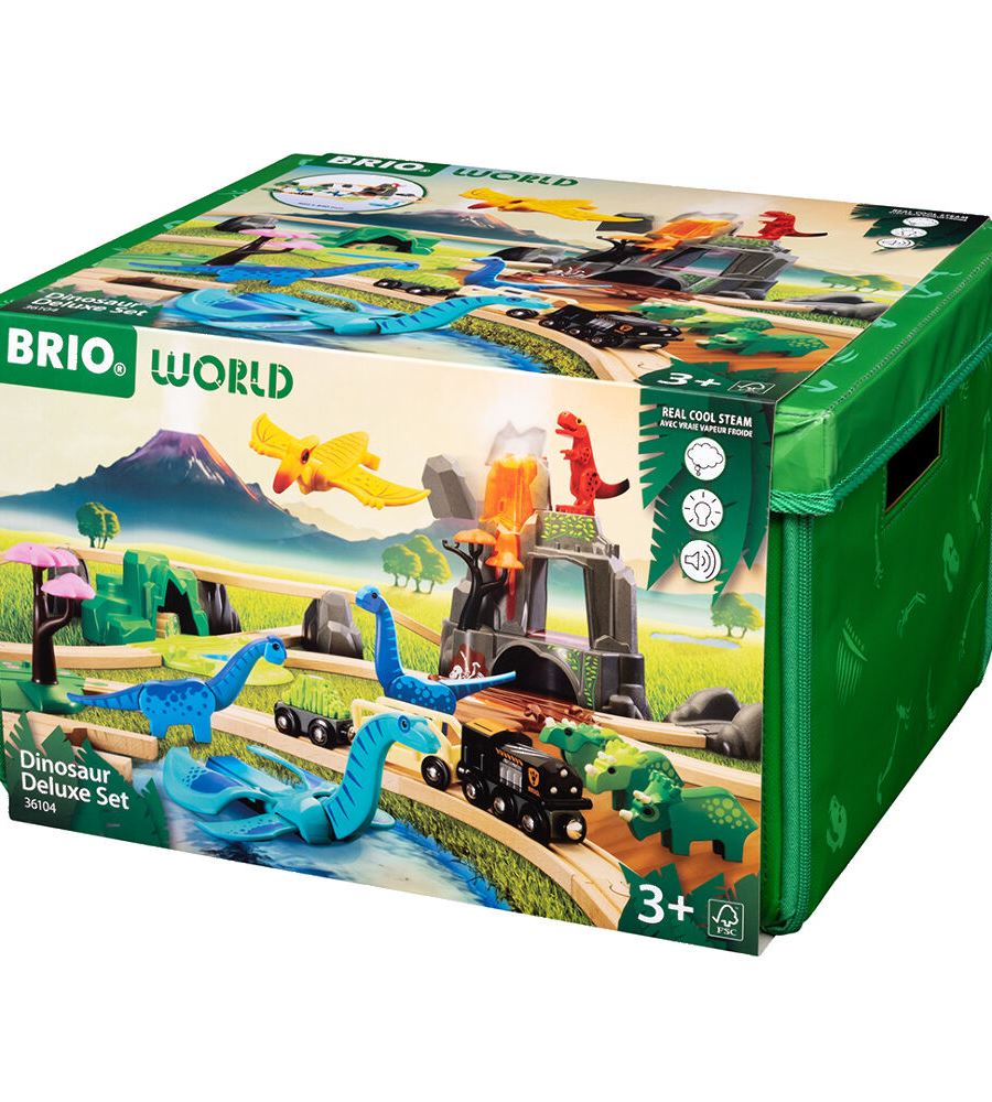 Дитяча залізниця BRIO Deluxe Динозаври