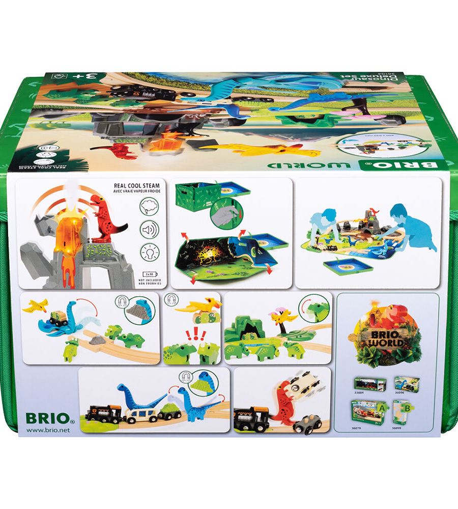 Дитяча залізниця BRIO Deluxe Динозаври