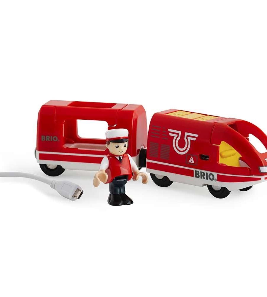 Пасажирський поїзд BRIO c USB підзарядкою