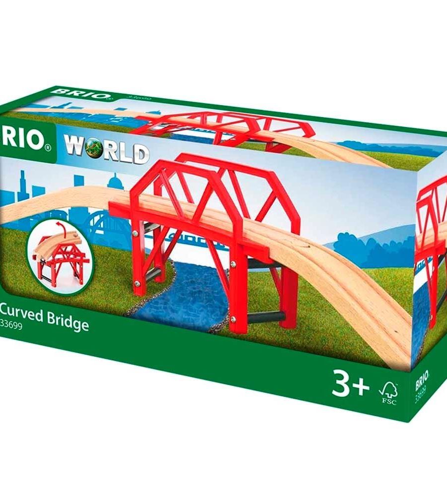 Вигнутий міст для залізниці BRIO