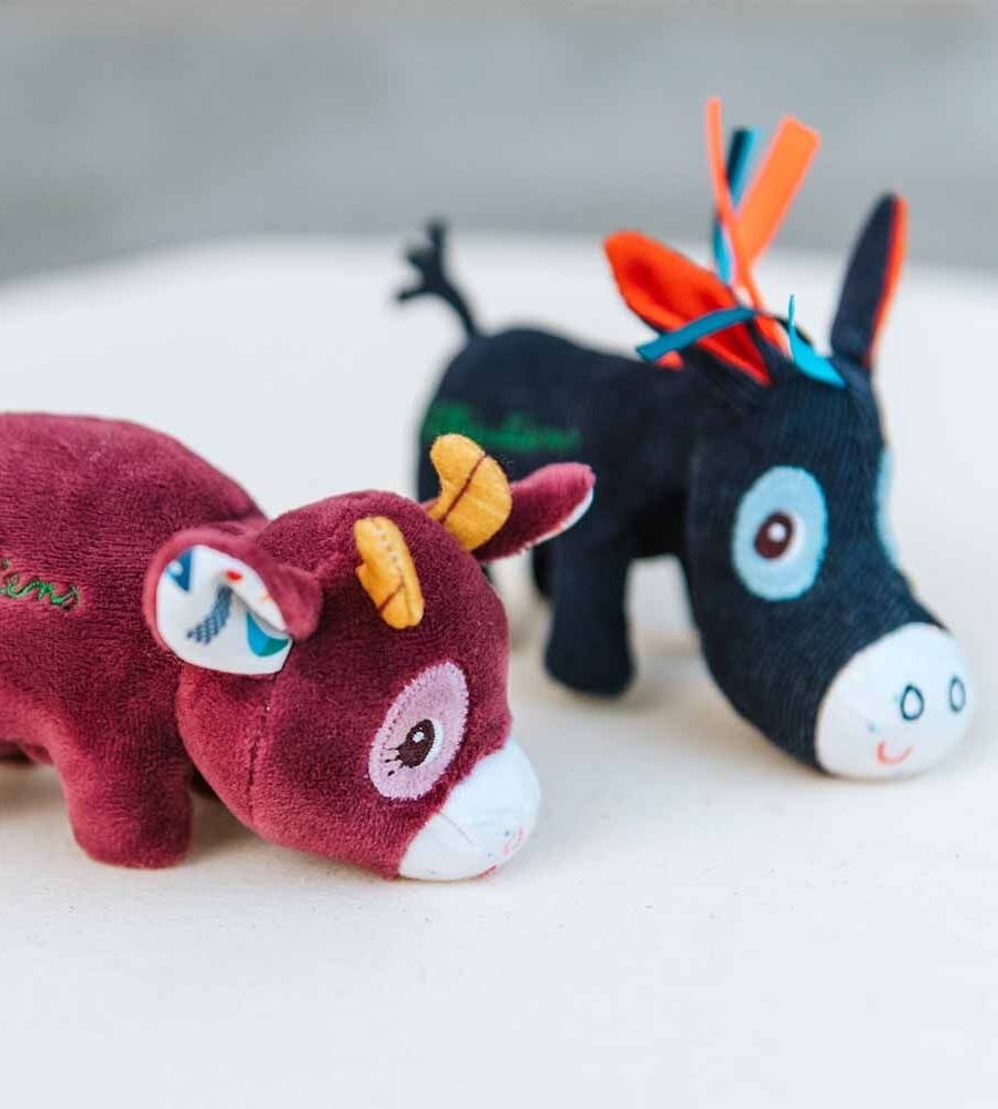 М'яка міні-іграшка Lilliputiens Корівка Розалі