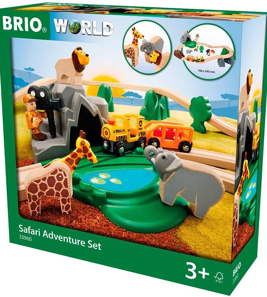 Дитяча залізниця BRIO Пригода в Сафарі
