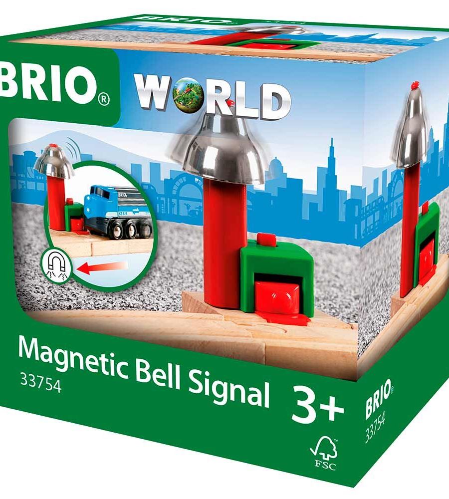 Сигнальний дзвіночок для залізниці BRIO на магнітах