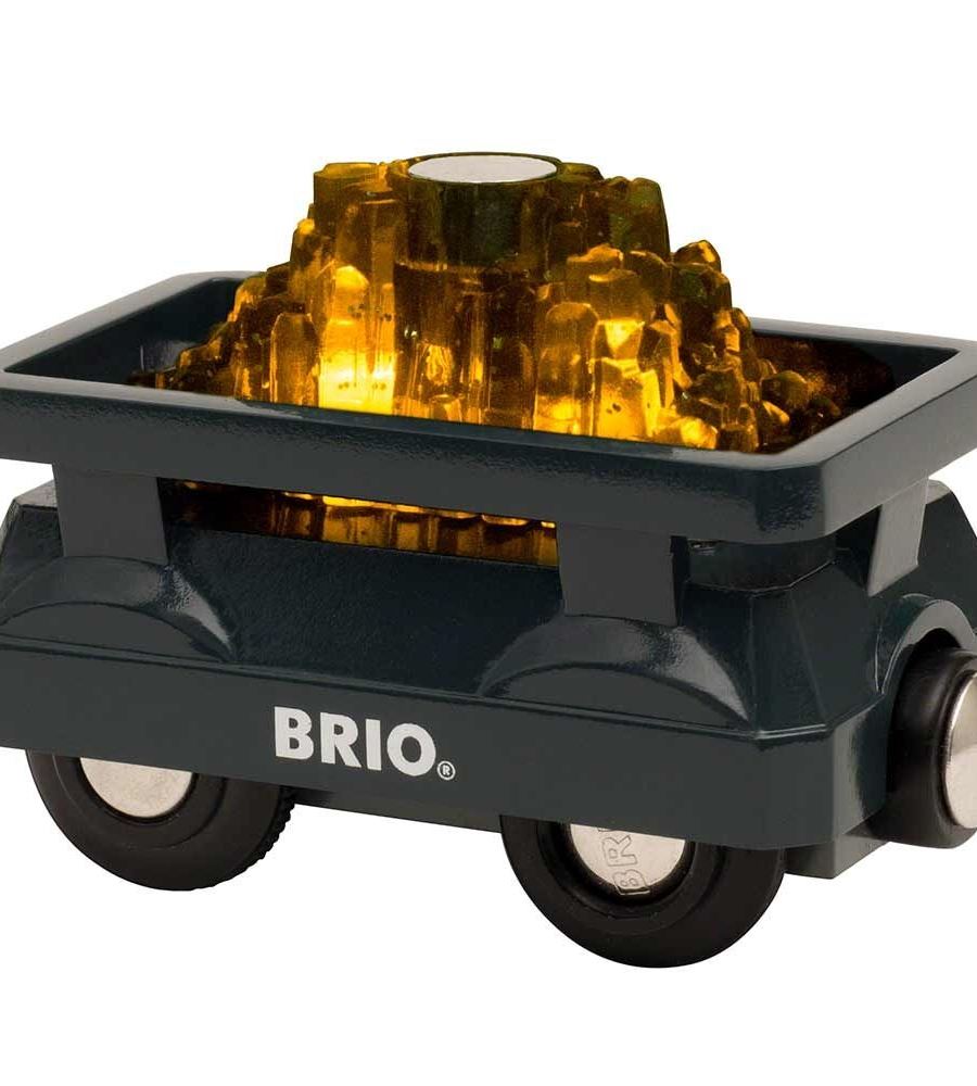 Вагон BRIO із золотом та світлом