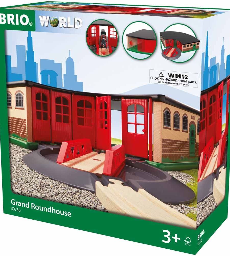 Велике депо для залізничної дороги BRIO