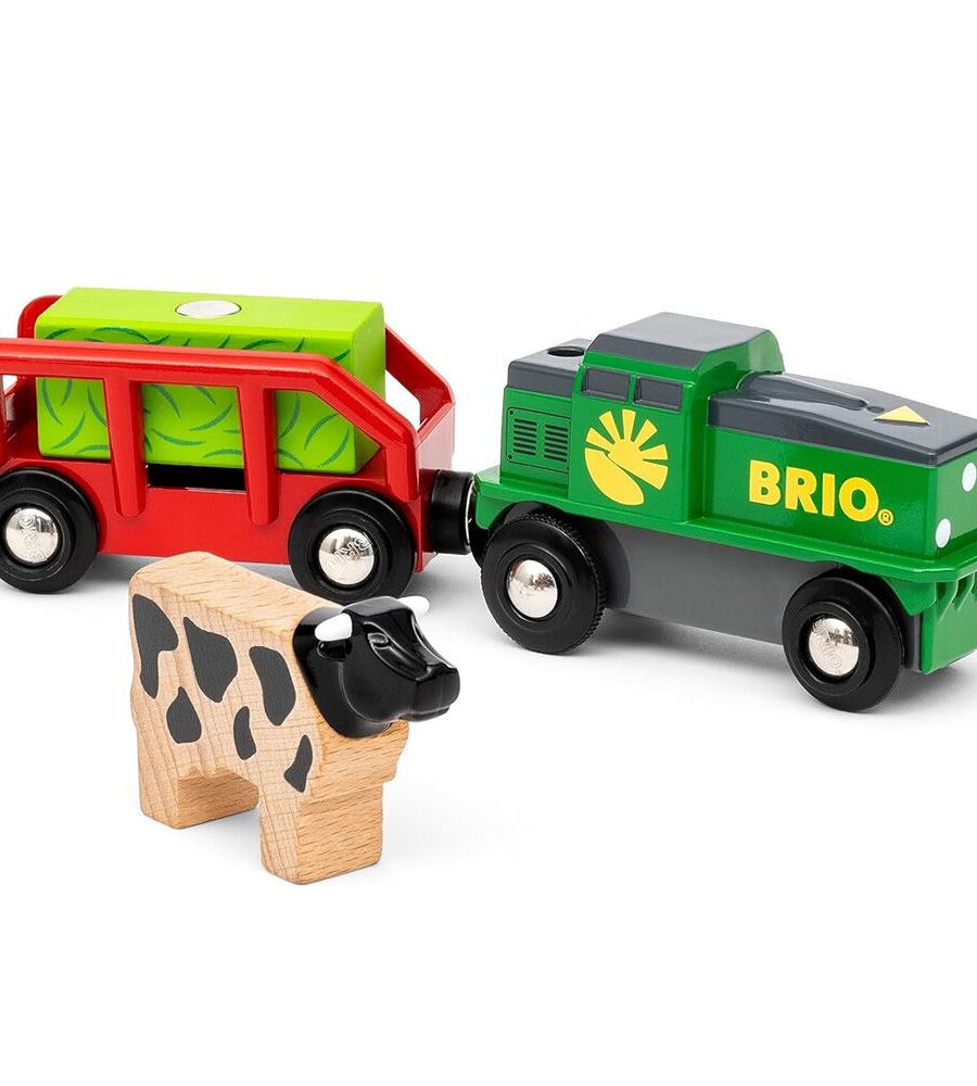 Поїзд BRIO Ферма на батарейках