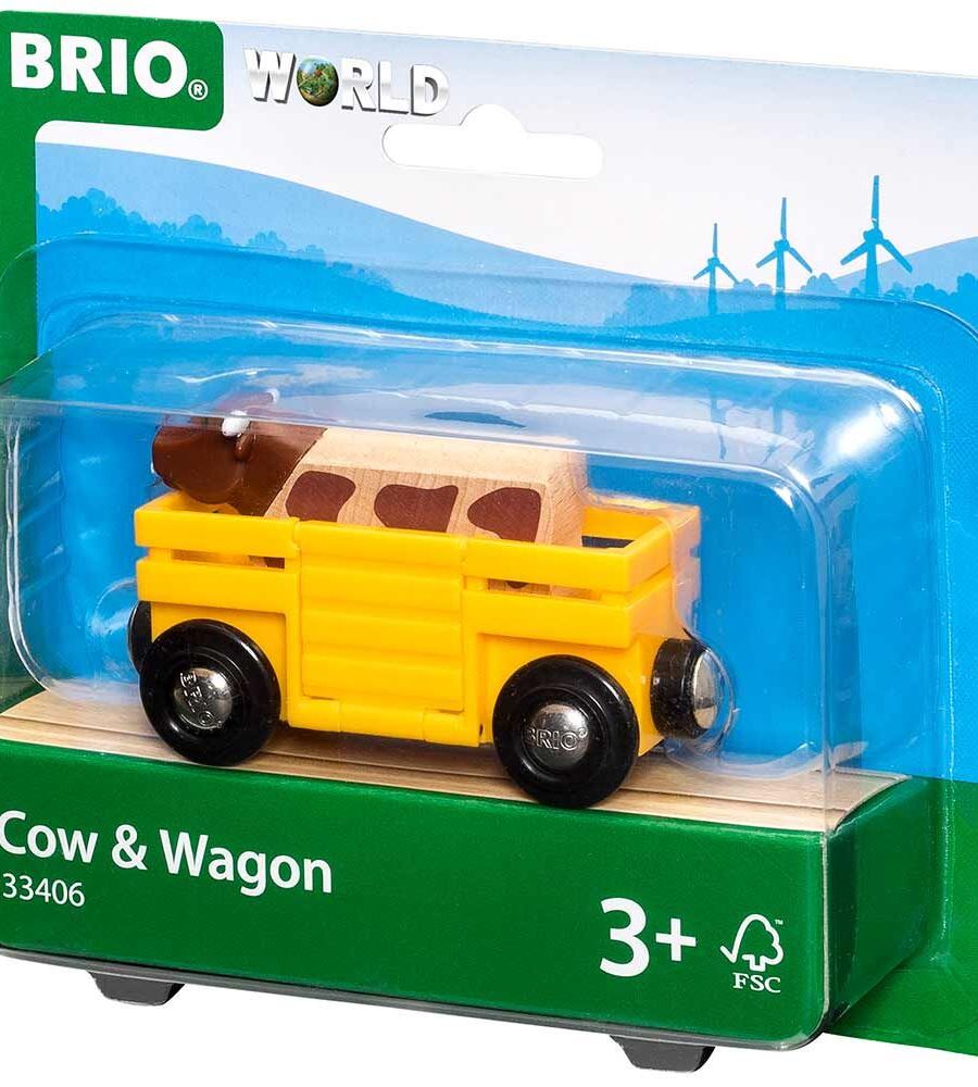 Вагон BRIO з коровою